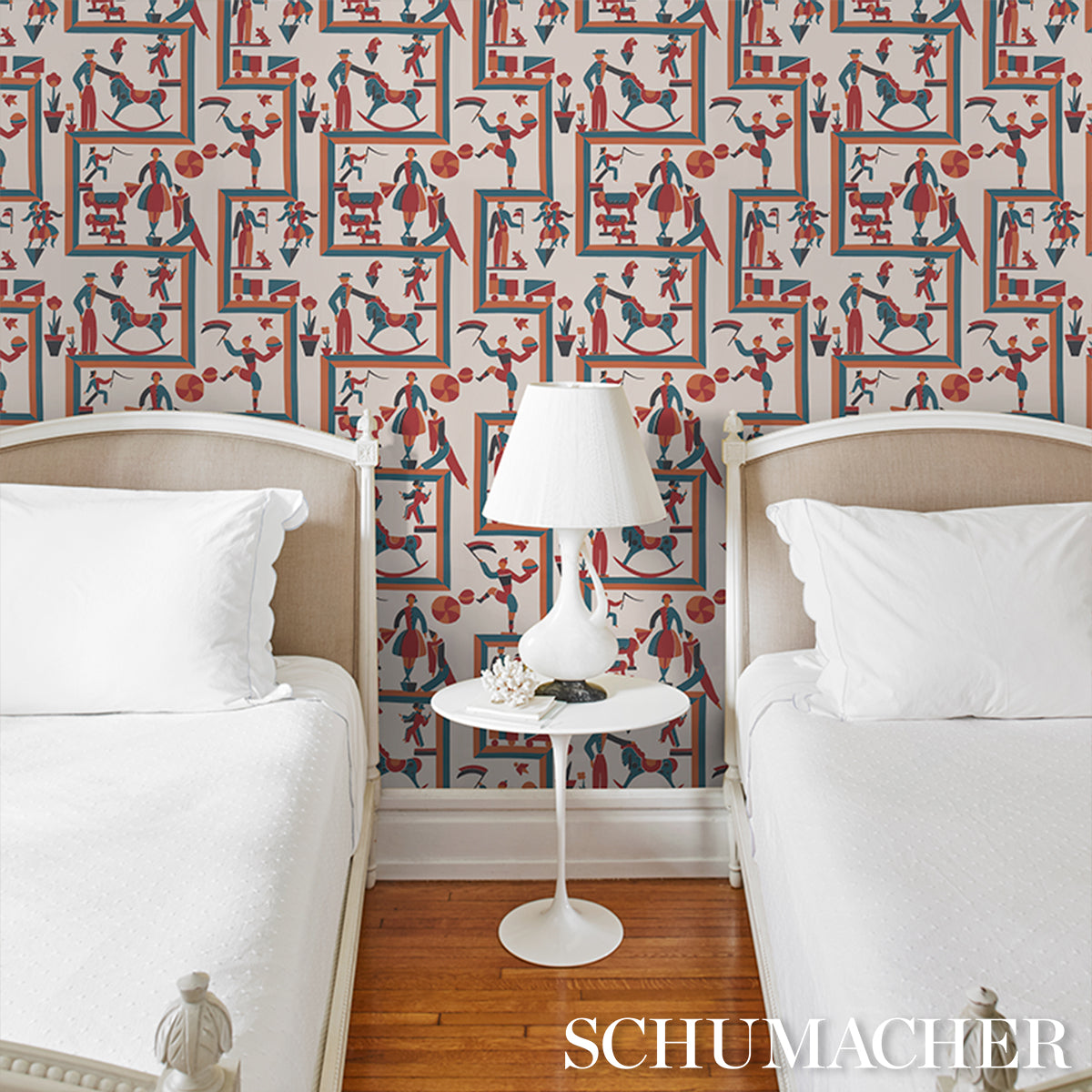 Purchase 5016790 | Vally Circus, Multi - Schumacher Wallpaper