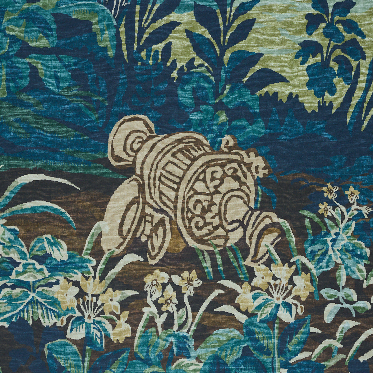 Purchase 5016820 | La Foret 3 Panel Set, Autumn Green Forest - Schumacher Wallpaper