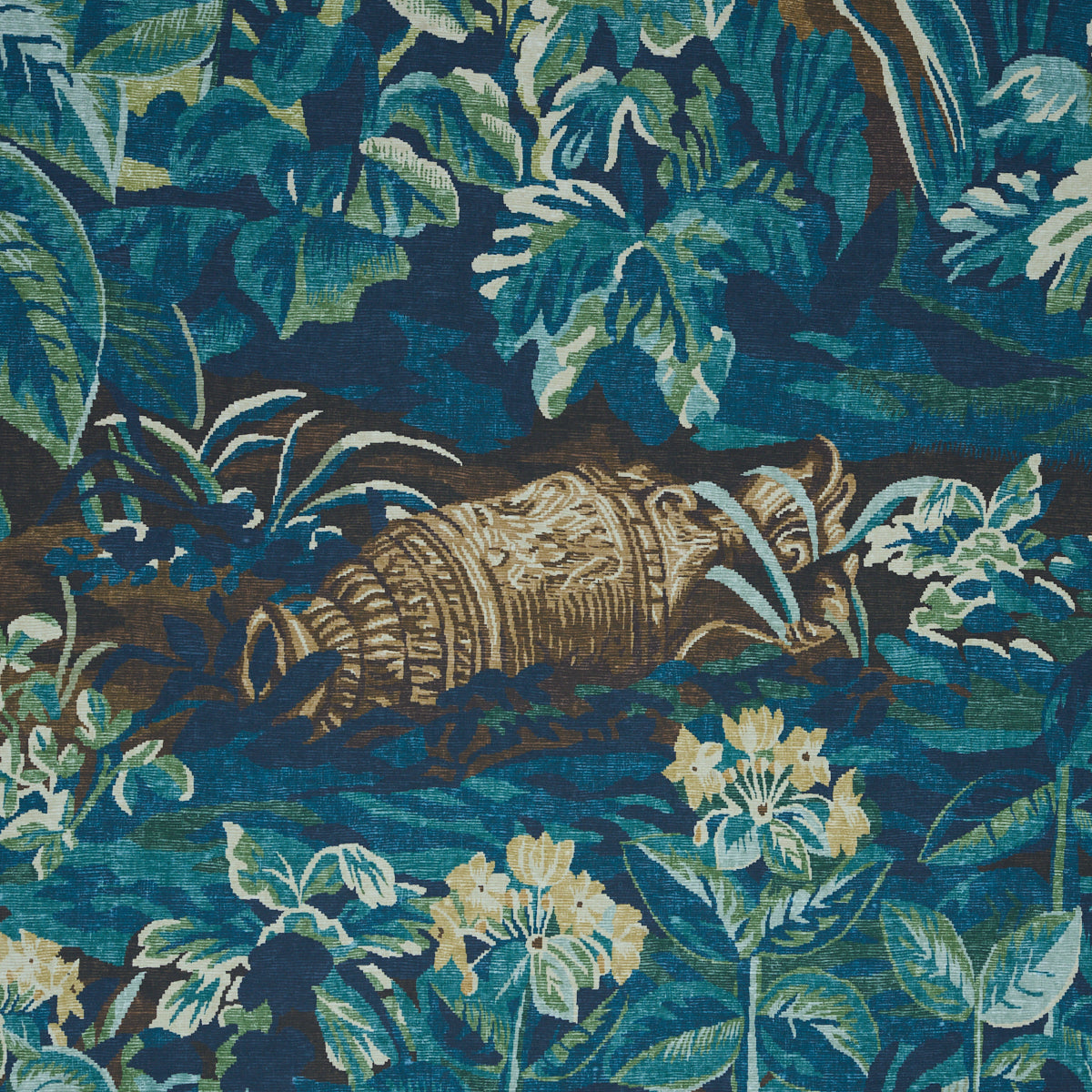 Purchase 5016820 | La Foret 3 Panel Set, Autumn Green Forest - Schumacher Wallpaper