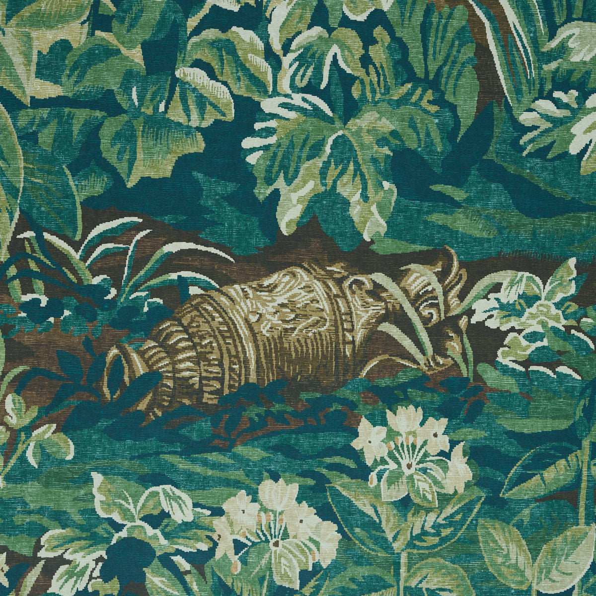 Purchase 5016821 | La Foret 3 Panel Set, Spring Green Forest - Schumacher Wallpaper
