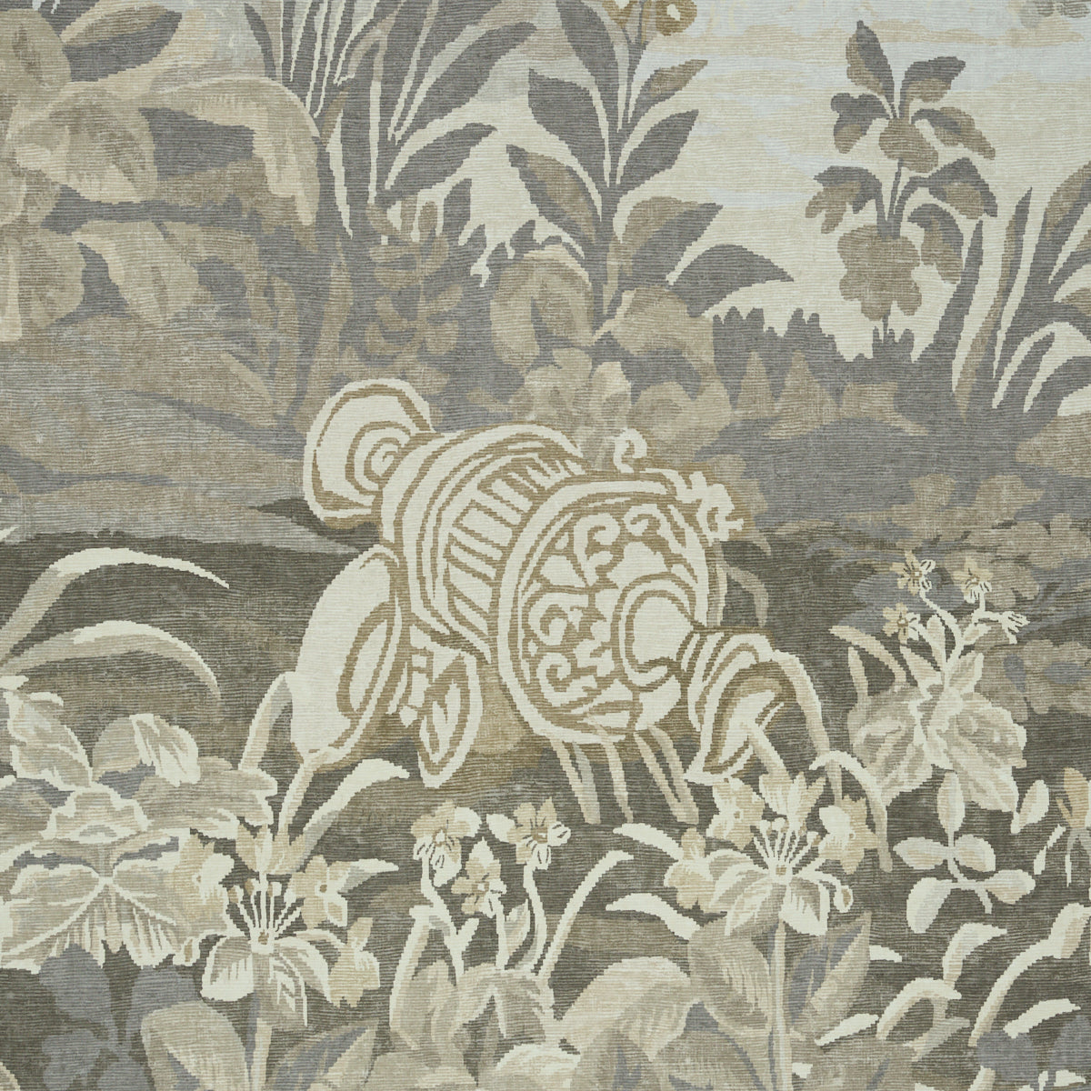 Purchase 5016823 | La Foret 3 Panel Set, Oyster Forest - Schumacher Wallpaper
