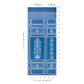 Purchase 5016830 | Palladio Mughal Two Panel Set, Blue - Schumacher Wallpaper