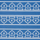 Purchase 5016830 | Palladio Mughal Two Panel Set, Blue - Schumacher Wallpaper