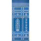 Purchase 5016830 | Palladio Mughal Two Panel Set, Blue - Schumacher Wallpaper