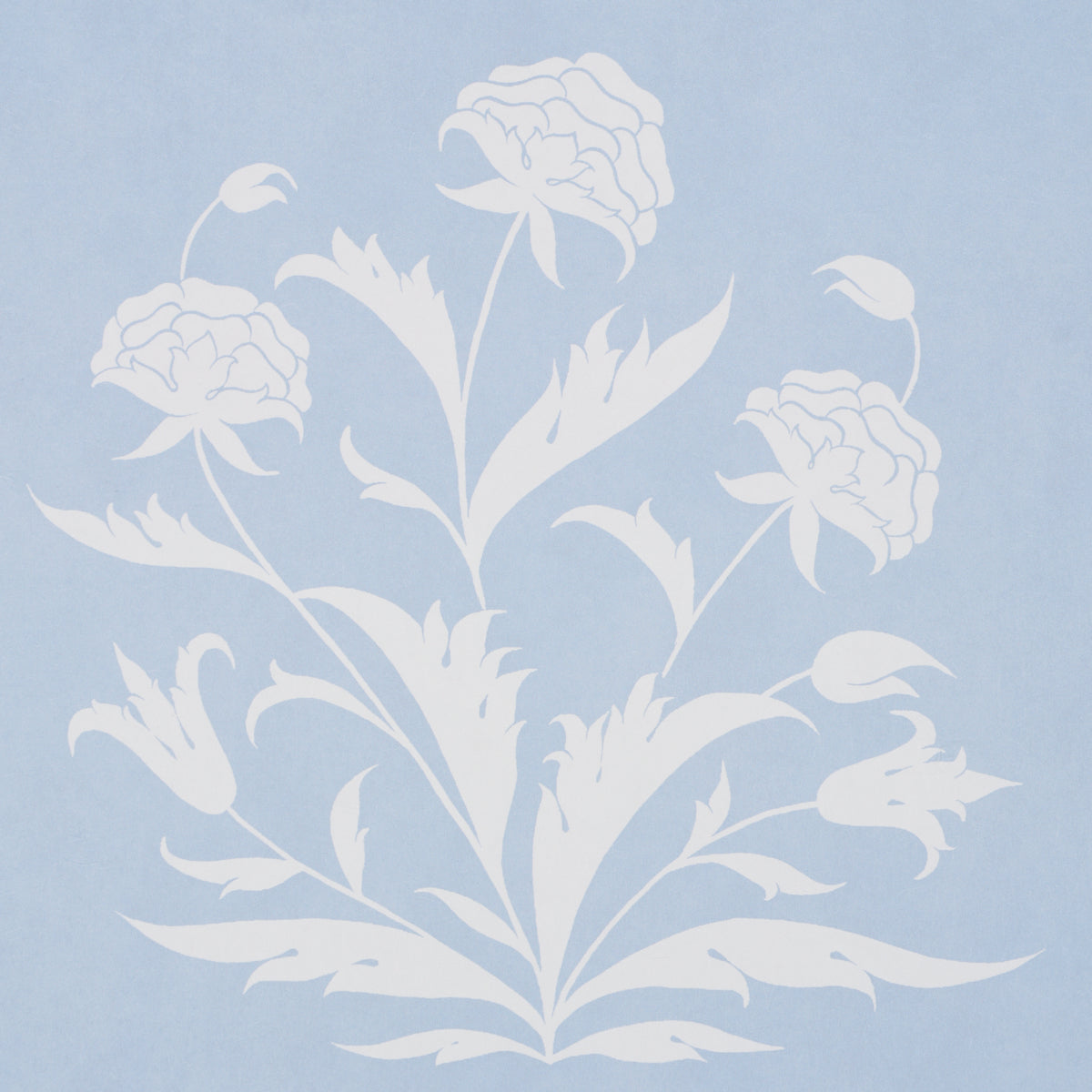 Purchase 5016831 | Palladio Mughal Two Panel Set, Sky - Schumacher Wallpaper