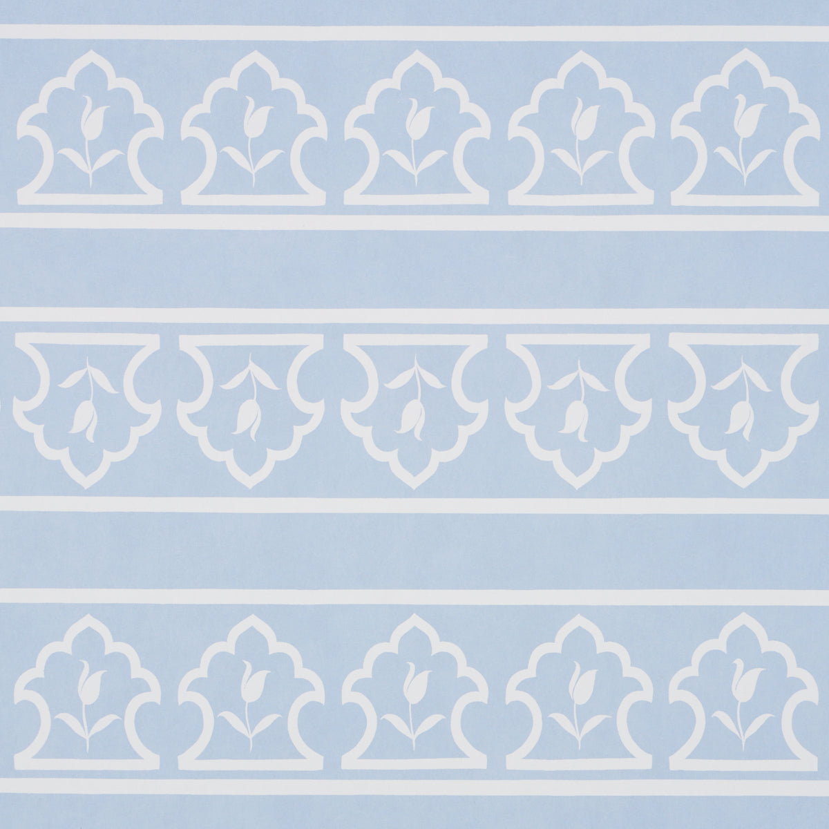 Purchase 5016831 | Palladio Mughal Two Panel Set, Sky - Schumacher Wallpaper