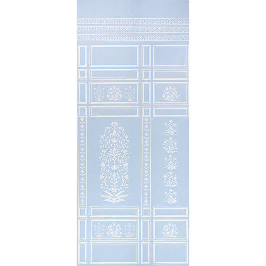 Purchase 5016831 | Palladio Mughal Two Panel Set, Sky - Schumacher Wallpaper