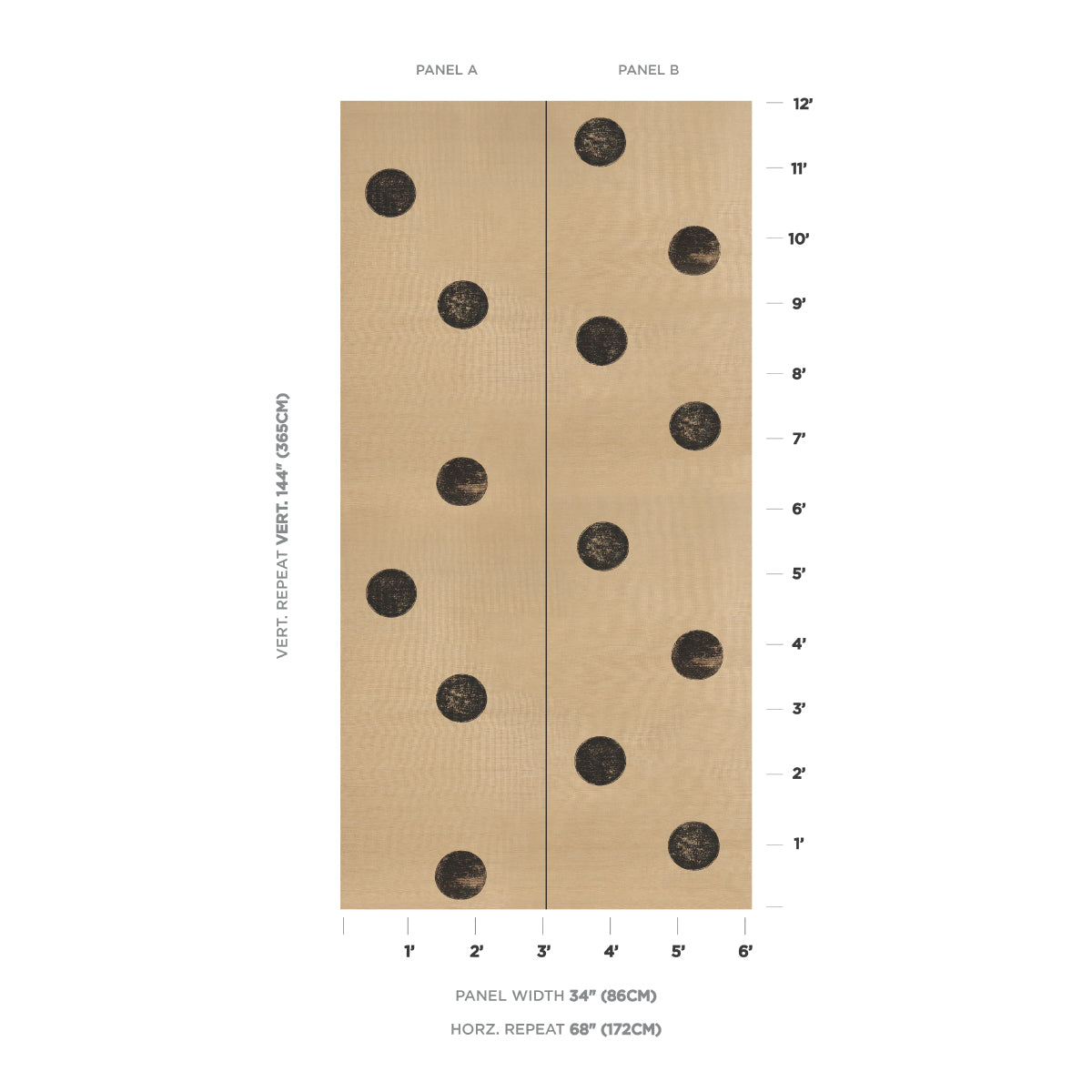 Purchase 5016841 | Monte Carlo Sisal 2 Panel Set, Oatmeal - Schumacher Wallpaper