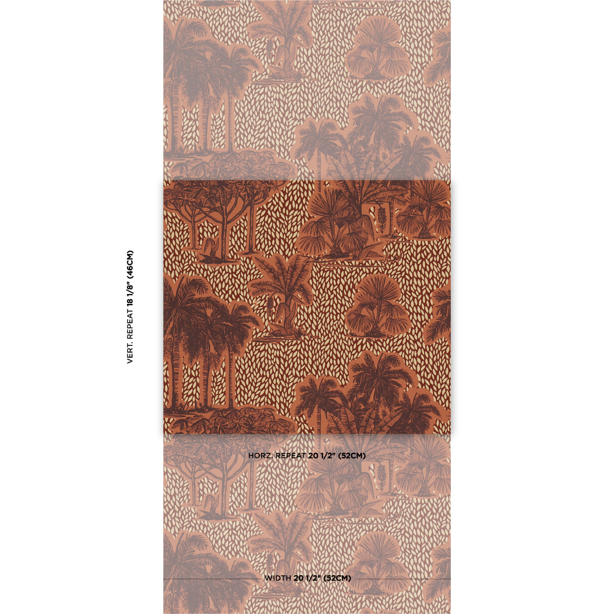 Purchase 5016921 | Tropical Safari Print, Sunset In Los Llanos - Schumacher Wallpaper