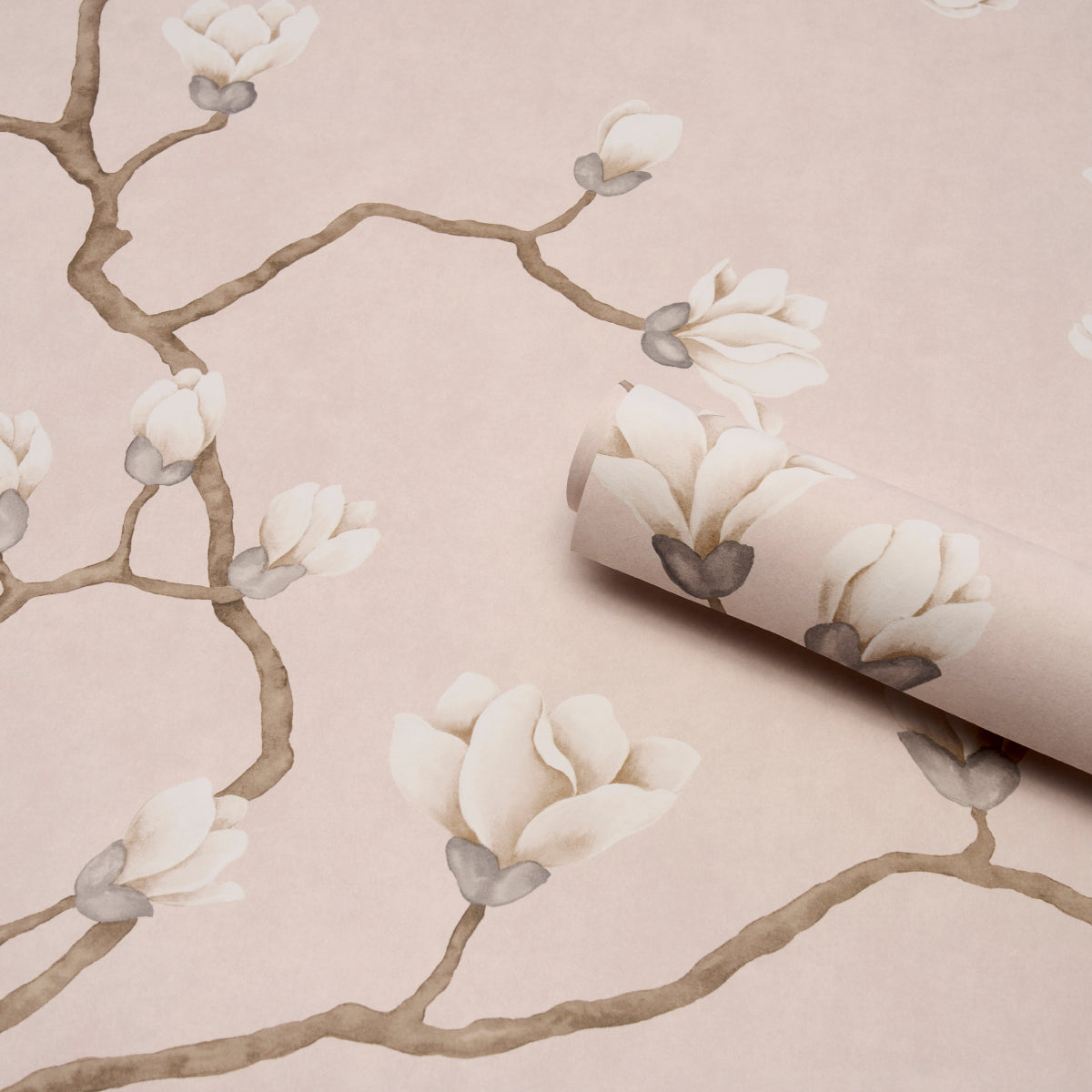 Purchase 5016933 | Magnolia Tree, Dusty Blush - Schumacher Wallpaper