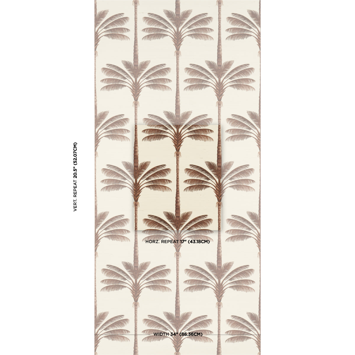 5016960 | A Palm Is A Palm Sisal, Chocolate Meets Tobacco - Schumacher
