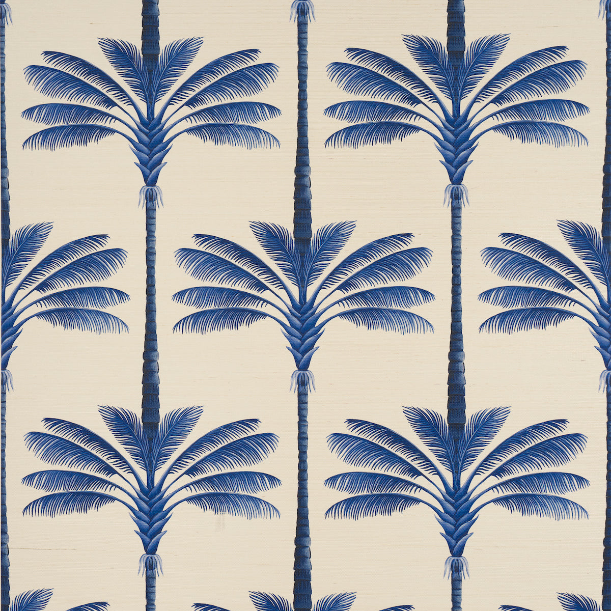 Purchase 5016962 | A Palm Is A Palm Sisal, Indigo Palm Grove - Schumacher Wallpaper