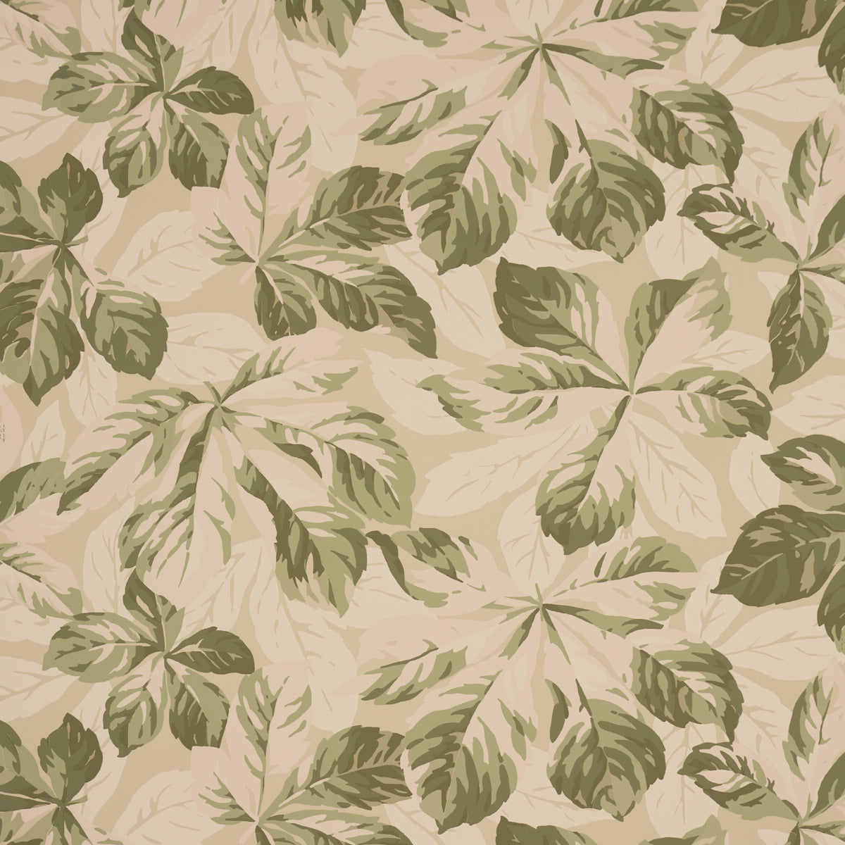 Purchase 5016980 | Arboreal Handprint, Leaf - Schumacher Wallpaper