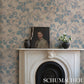 Purchase 5016981 | Arboreal Handprint, Blue - Schumacher Wallpaper