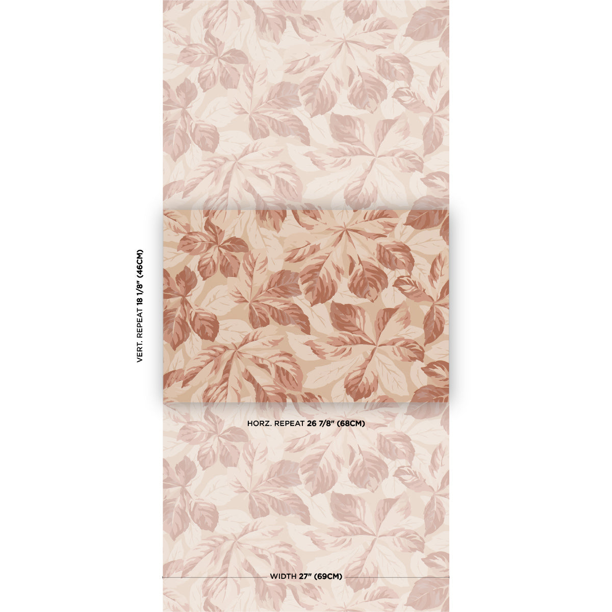 Purchase 5016982 | Arboreal Handprint, Spice - Schumacher Wallpaper