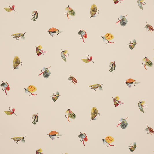 Purchase 5016990 | Fly Fishing, Ivory - Schumacher Wallpaper