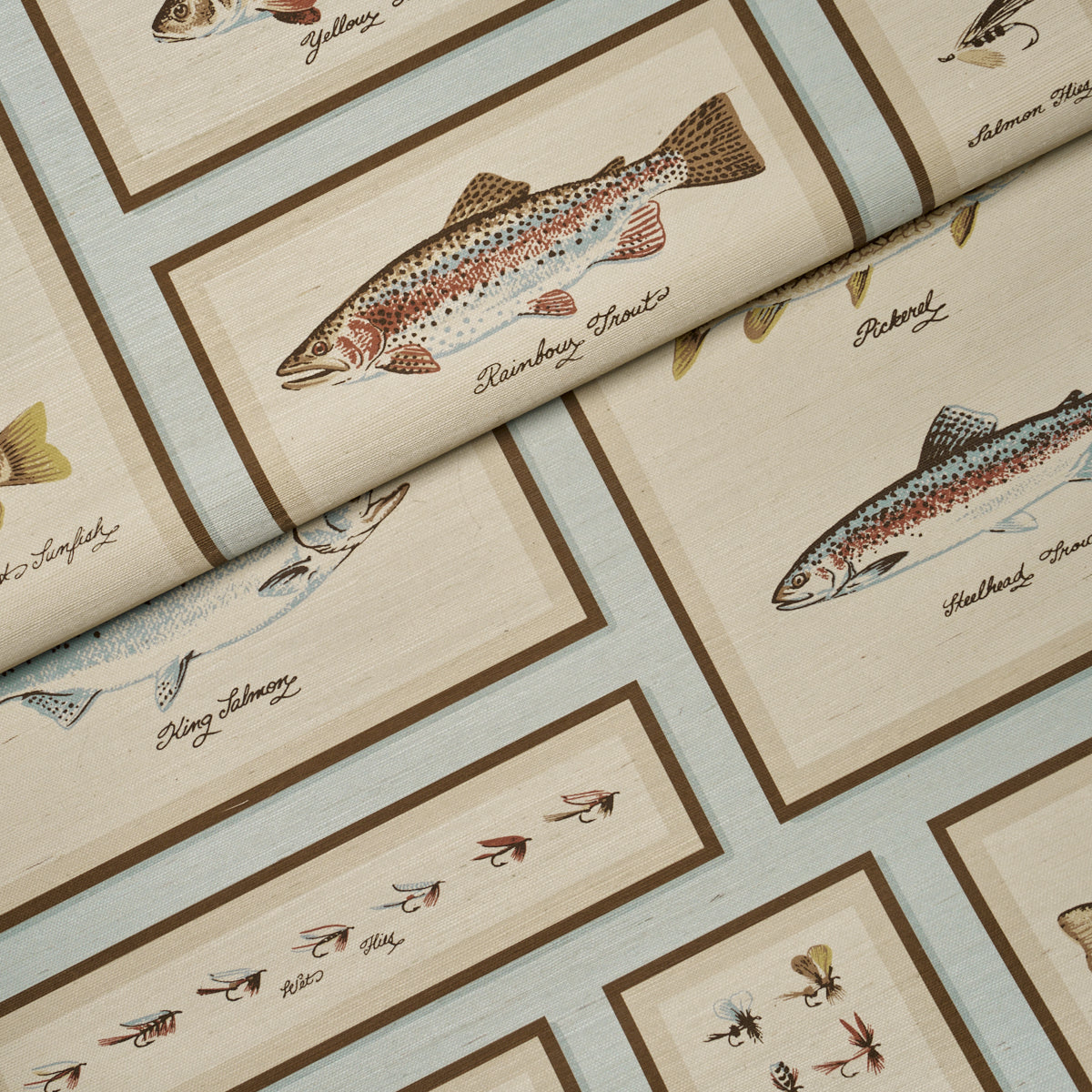 Purchase 5017002 | Jamie'S Trophies Sisal, Sky - Schumacher Wallpaper