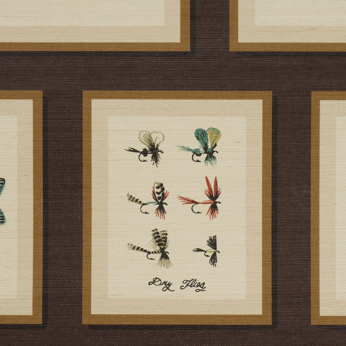 Purchase 5017003 | Jamie'S Trophies Sisal, Charcoal - Schumacher Wallpaper