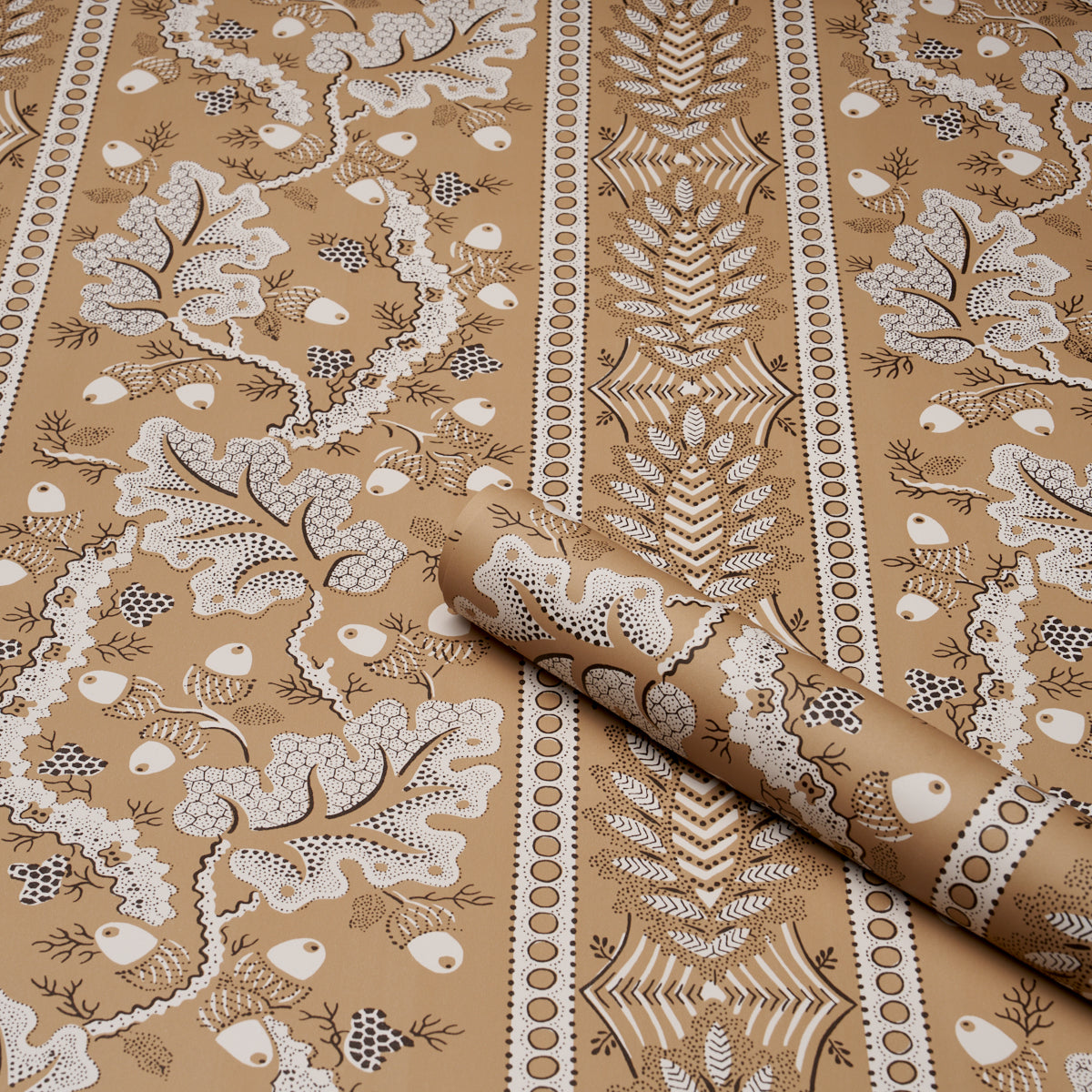 Purchase 5017010 | Richmond House, Saffron - Schumacher Wallpaper