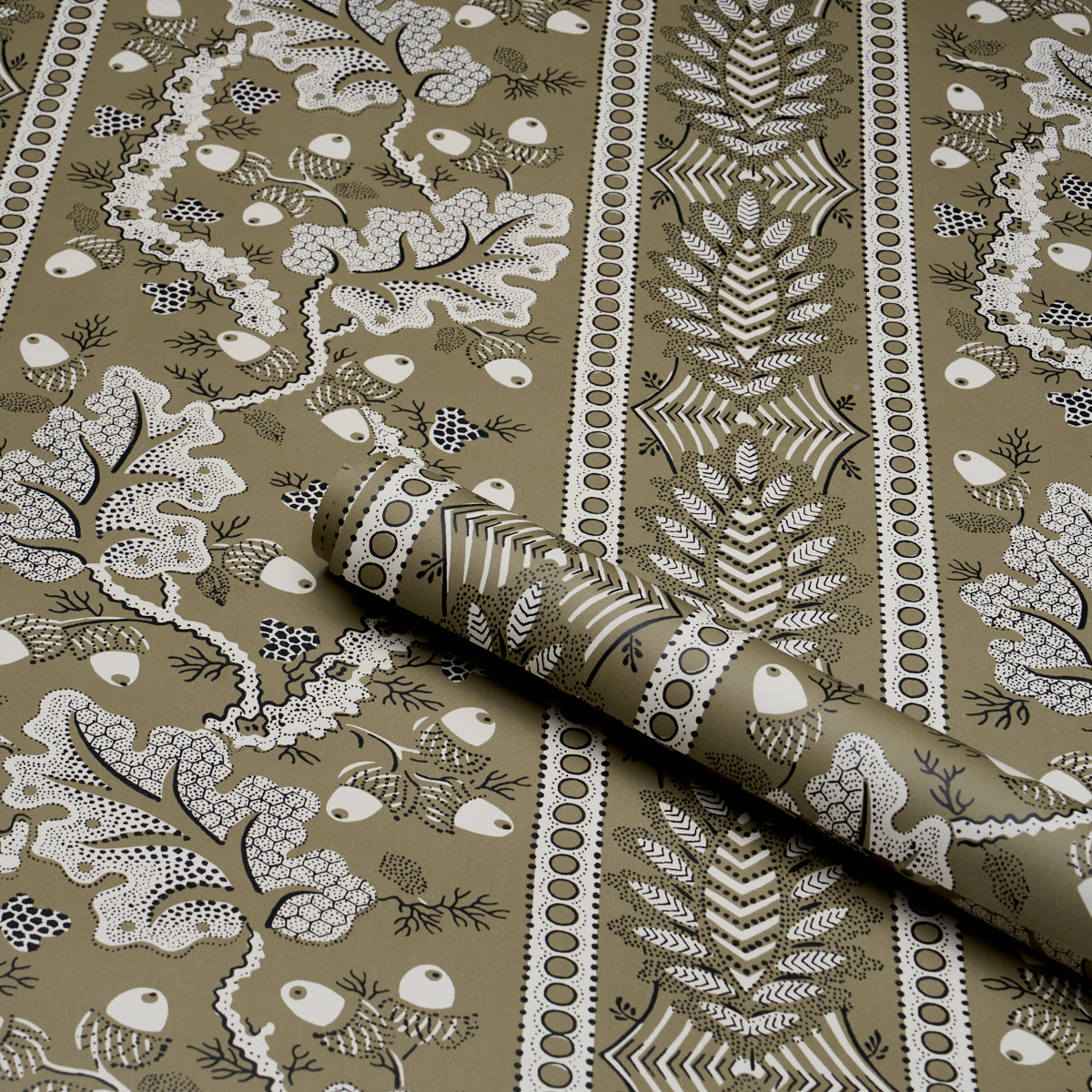 Purchase 5017012 | Richmond House, Sage - Schumacher Wallpaper