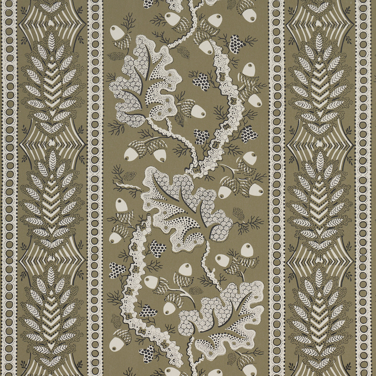 Purchase 5017012 | Richmond House, Sage - Schumacher Wallpaper