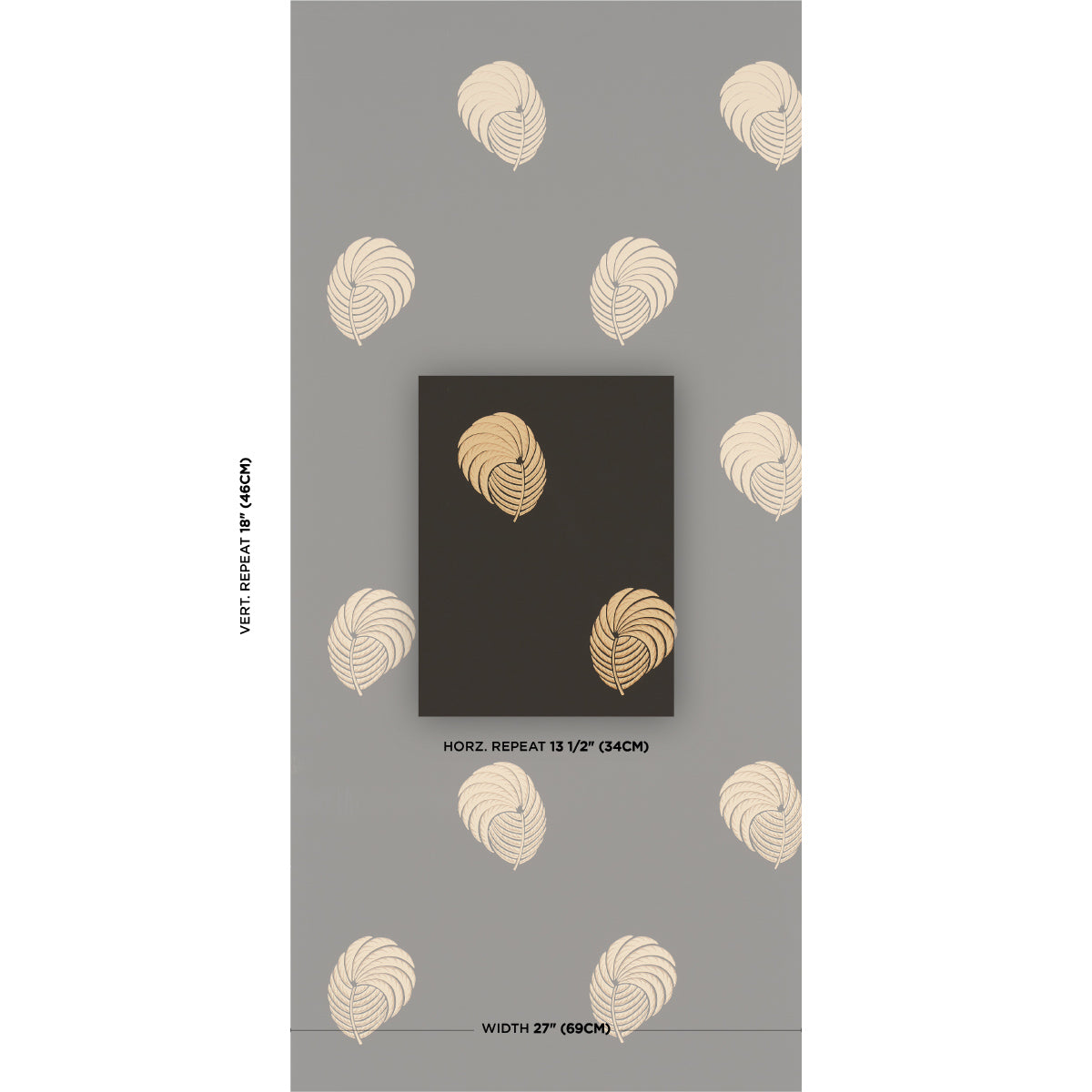 Purchase 5017050 | Royal Plume, Carbon - Schumacher Wallpaper