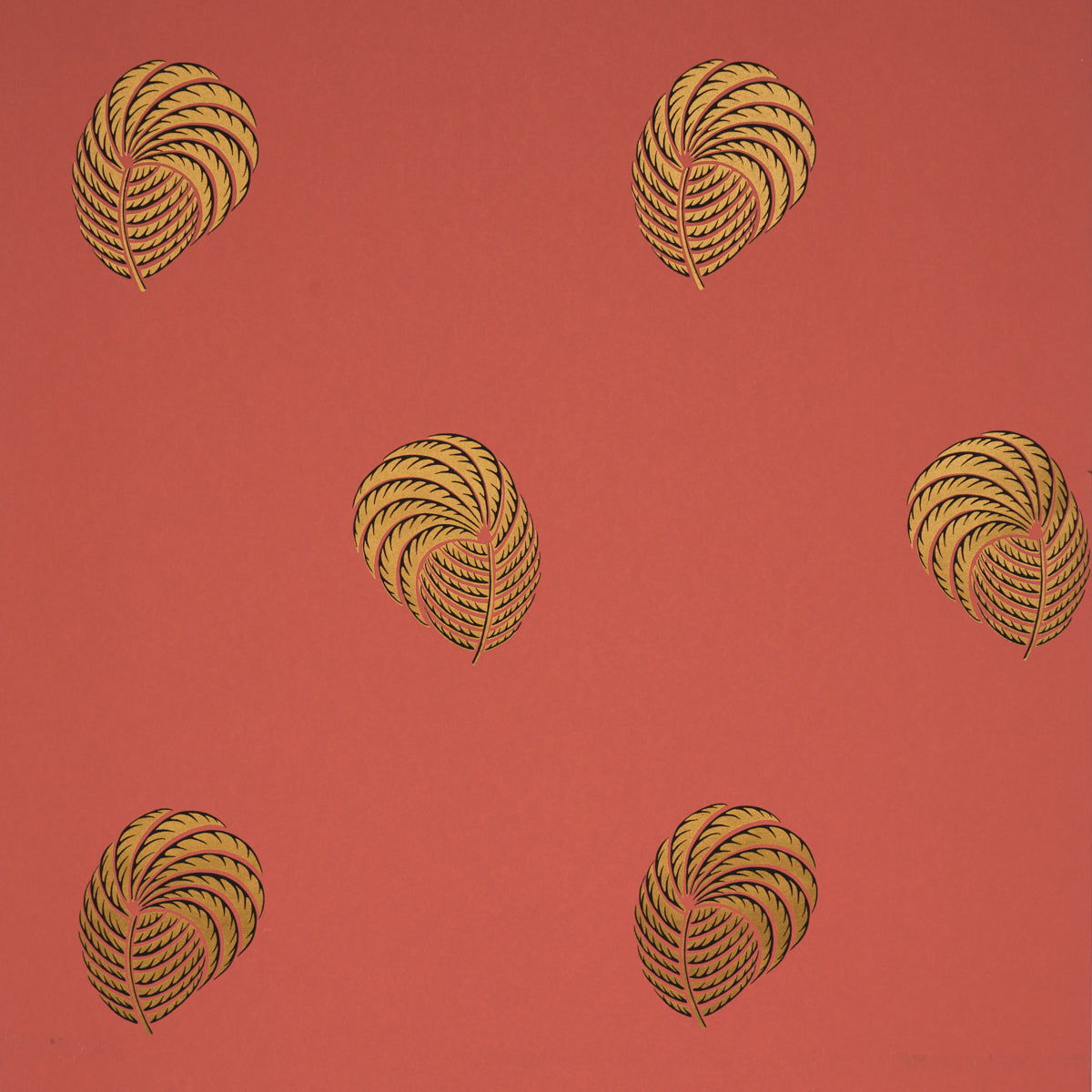 Purchase 5017051 | Royal Plume, Russet - Schumacher Wallpaper