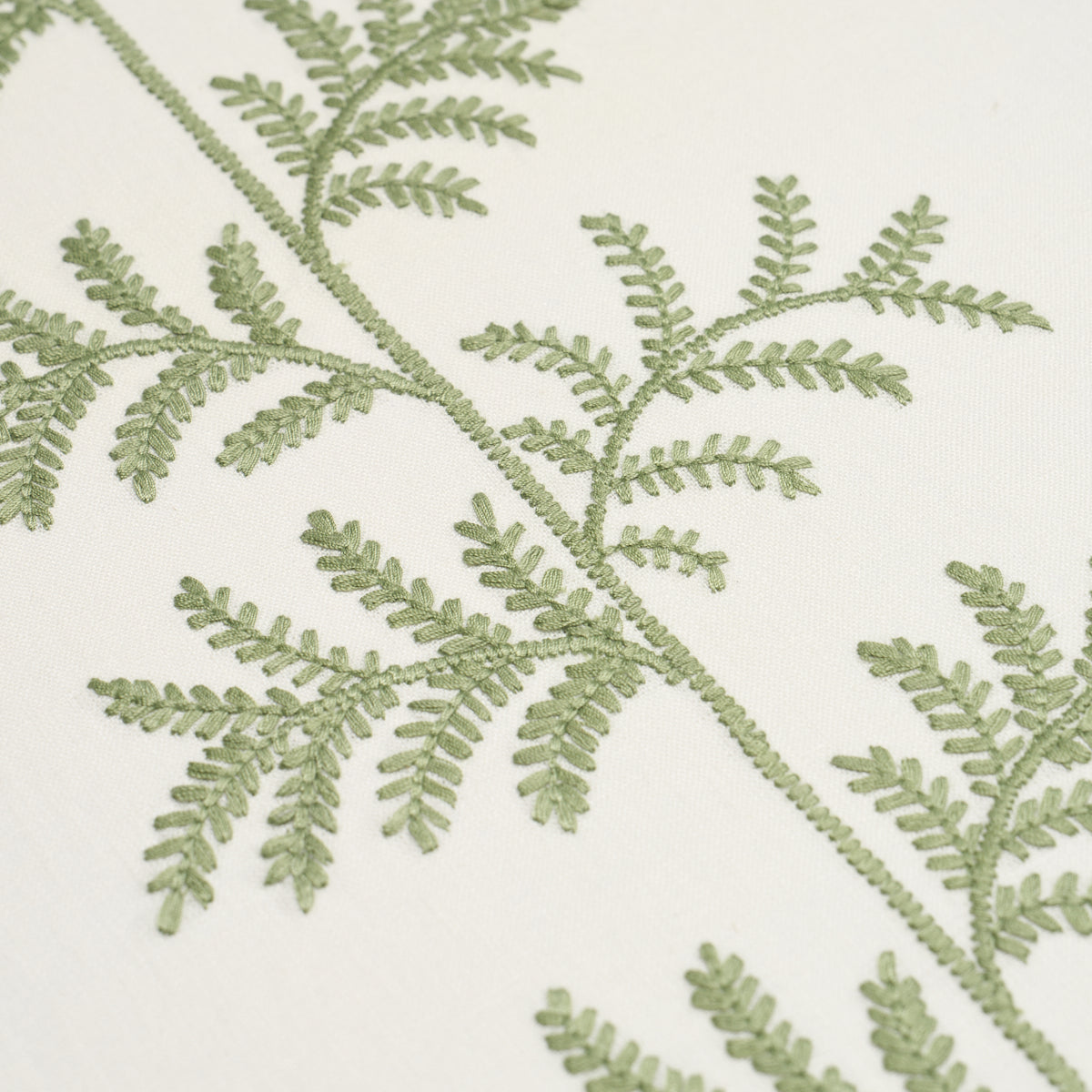 Purchase 5017100 | Eloise Embroidery Wallcovering, Sage - Schumacher Wallpaper