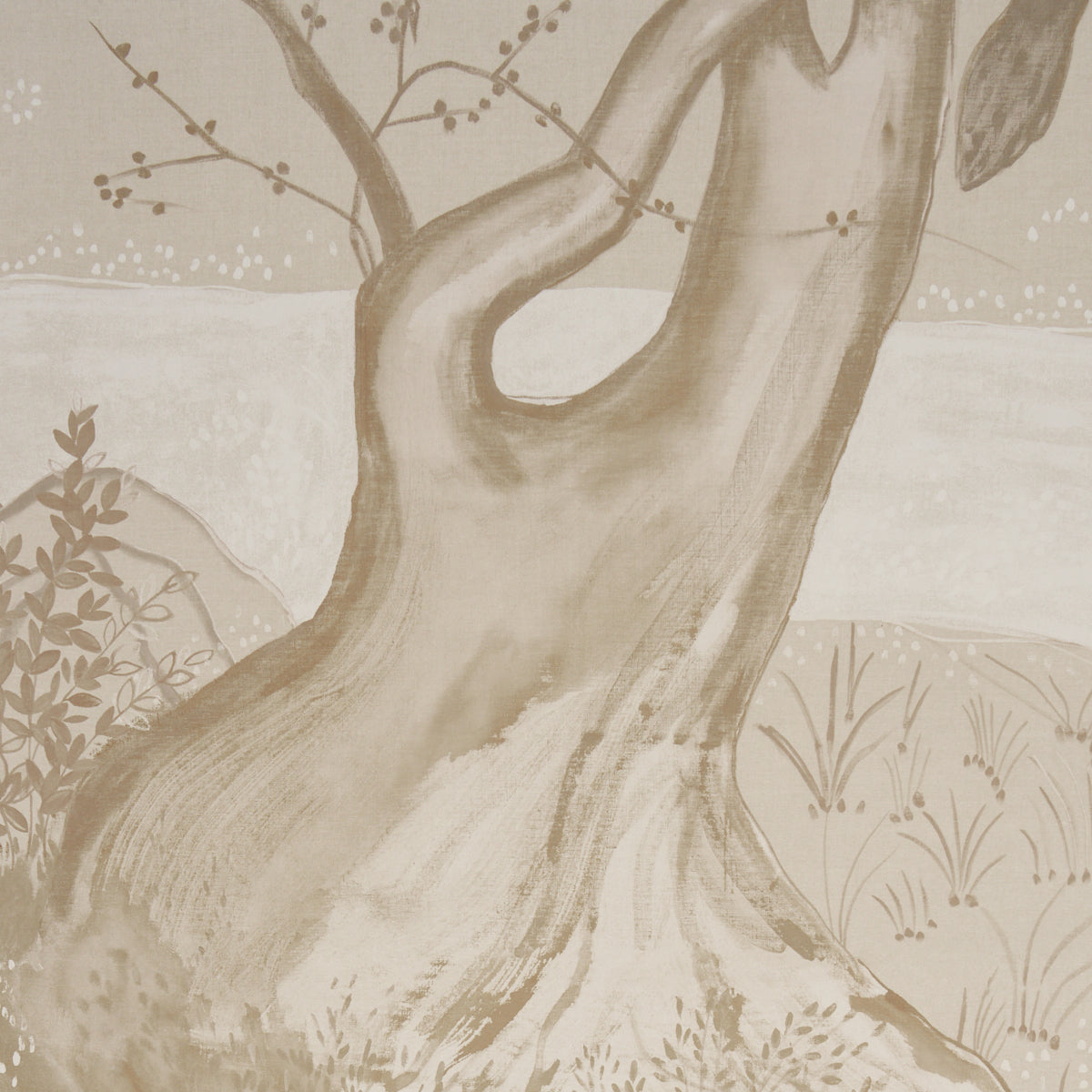 Purchase 5017111 | Birdsong 3 Panel Set, Ivory - Schumacher Wallpaper