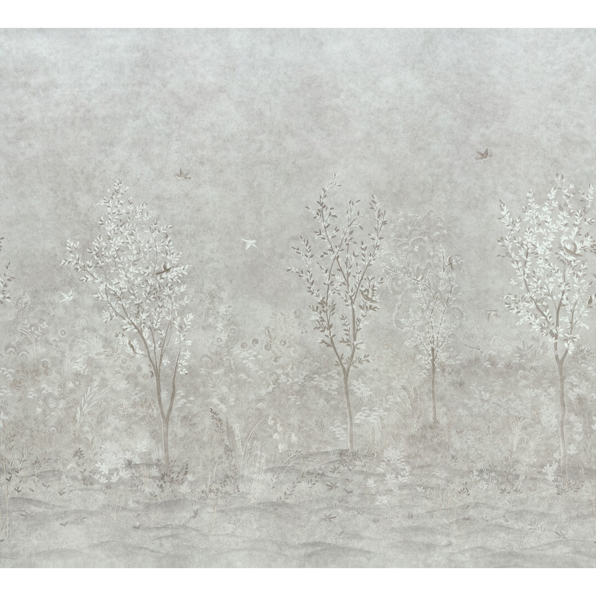 Purchase 5017130 | Sublime 4 Panel Set, Grisaille - Schumacher Wallpaper