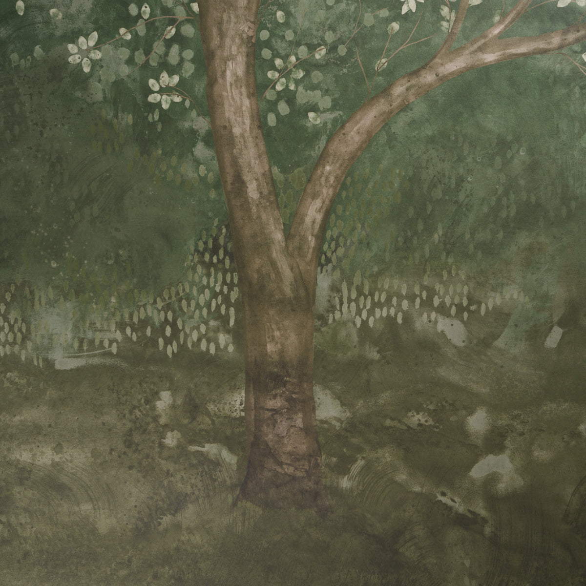 Purchase 5017140 | Psalm 3 Panel Set, Cypress - Schumacher Wallpaper