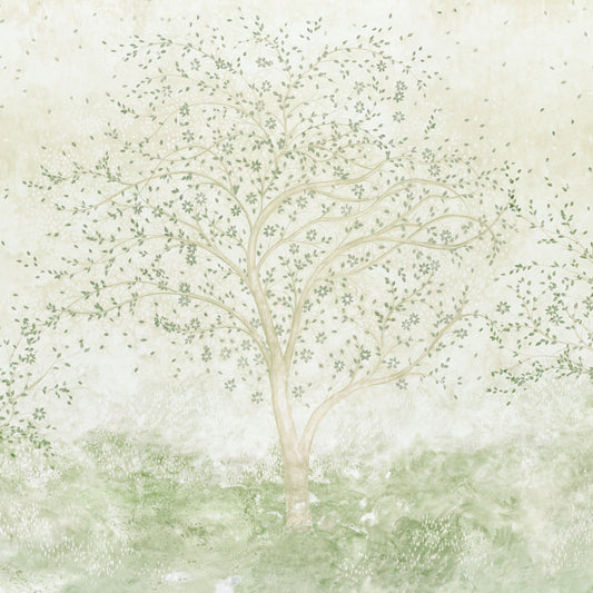 Purchase 5017141 | Psalm 3 Panel Set, Alabaster - Schumacher Wallpaper