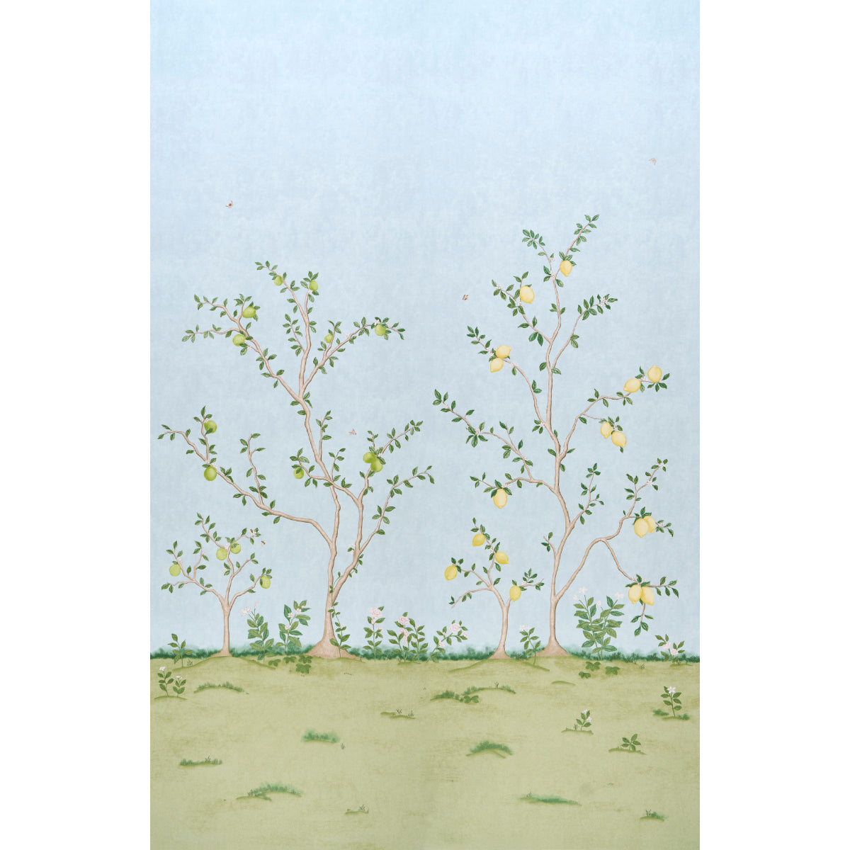 Purchase 5017162 | Citrus Blossom 2 Panel Set, Sky - Schumacher Wallpaper