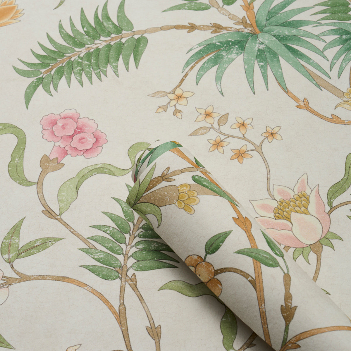 Schumacher Arasi Botanical Petal Wallpaper - Thumbnail 2