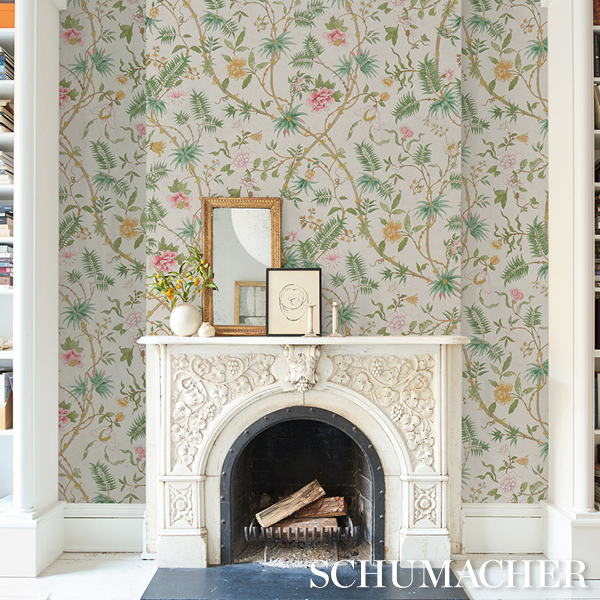 Schumacher Arasi Botanical Petal Wallpaper - Thumbnail 5