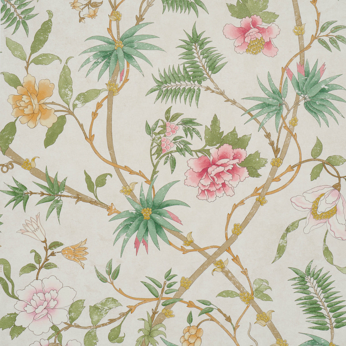 Schumacher Arasi Botanical Petal Wallpaper - Thumbnail 4