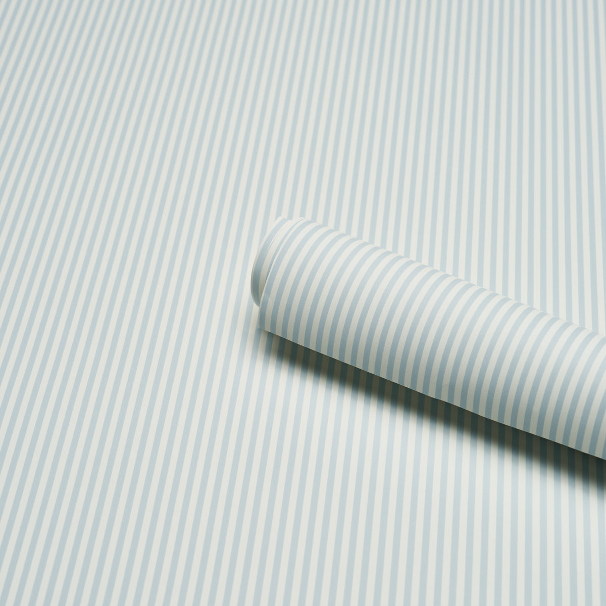 Purchase 5017190 | Emma Stripe Narrow, Sky - Schumacher Wallpaper