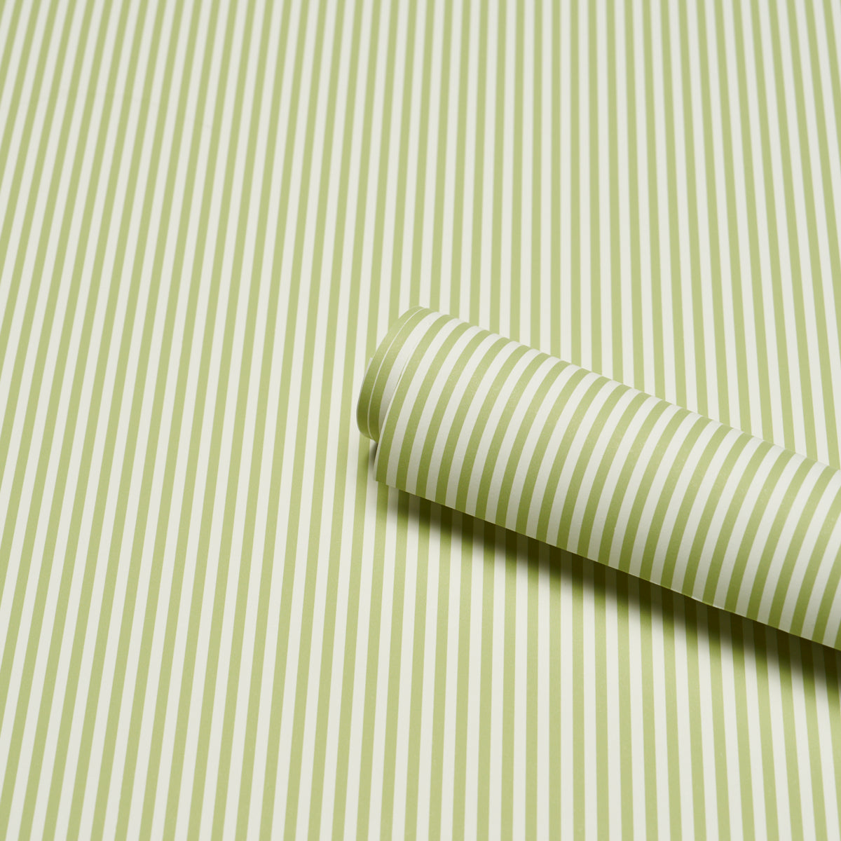 Purchase 5017193 | Emma Stripe Narrow, Leaf - Schumacher Wallpaper