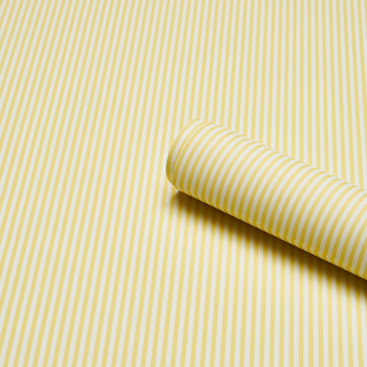 Purchase 5017196 | Emma Stripe Narrow, Yellow - Schumacher Wallpaper