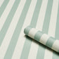 Purchase 5017212 | Emma Stripe, Seaglass - Schumacher Wallpaper