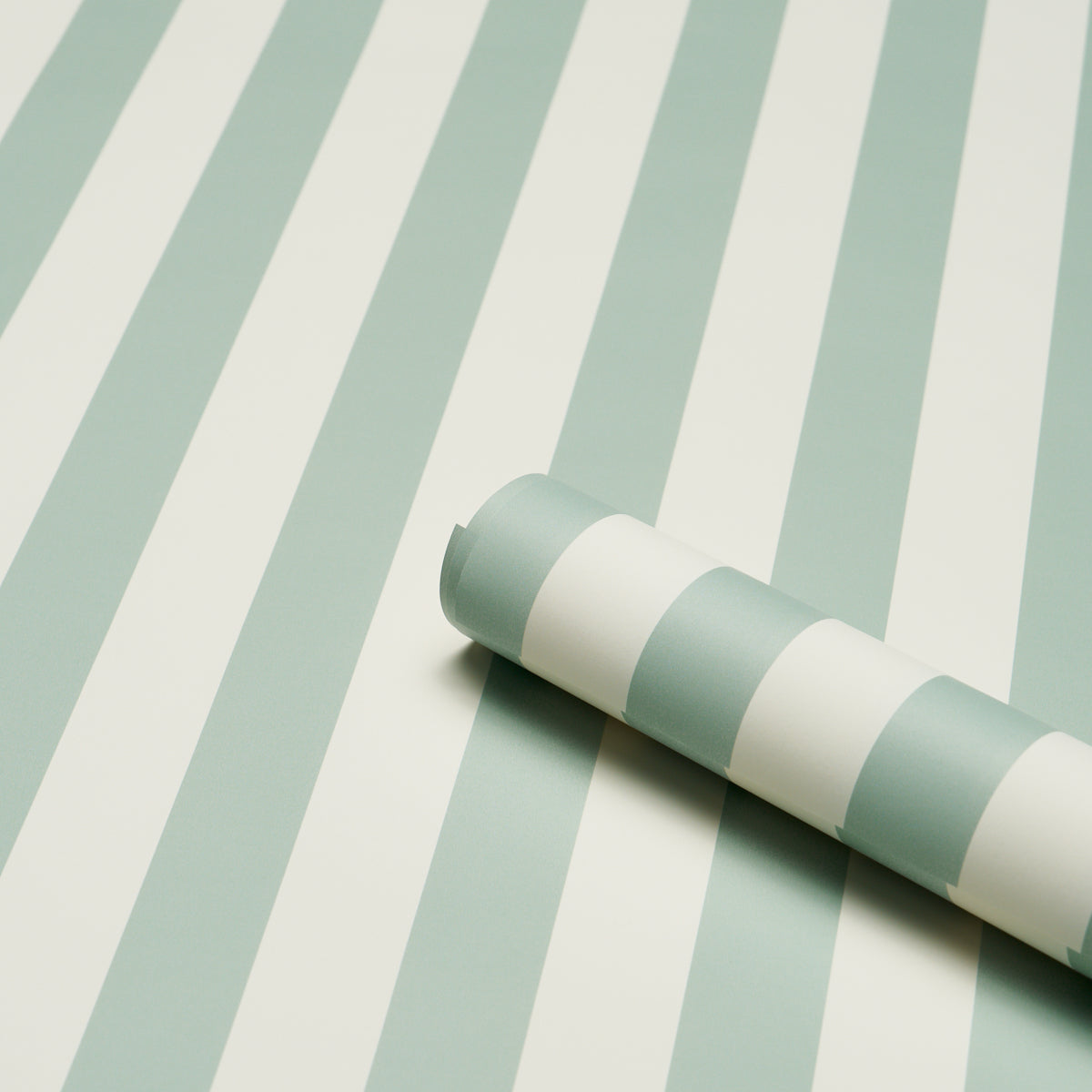 Purchase 5017212 | Emma Stripe, Seaglass - Schumacher Wallpaper