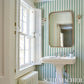 Purchase 5017213 | Emma Stripe, Teal - Schumacher Wallpaper