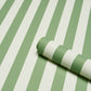 Purchase 5017216 | Emma Stripe, Apple Green - Schumacher Wallpaper
