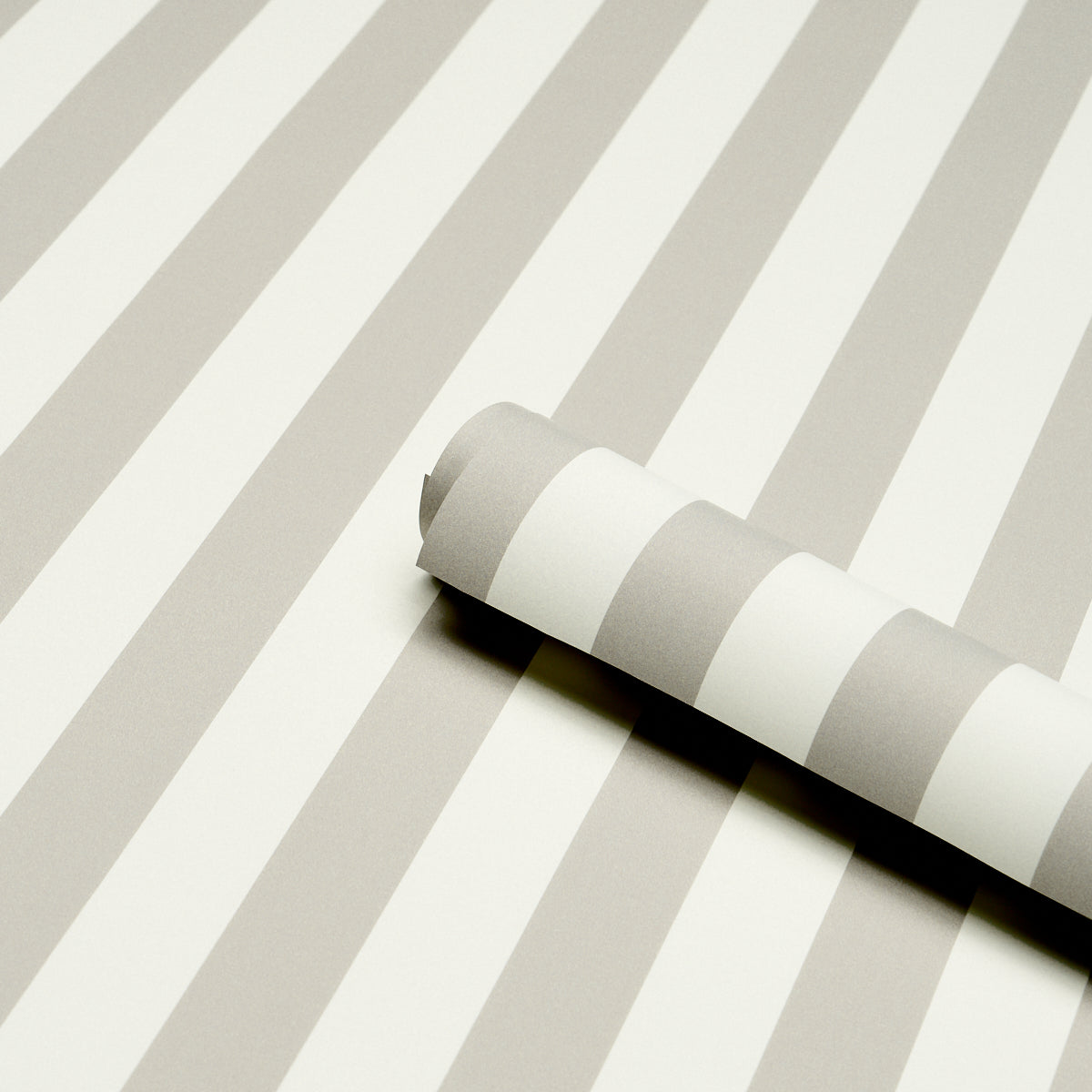 Purchase 5017223 | Emma Stripe, Stone - Schumacher Wallpaper