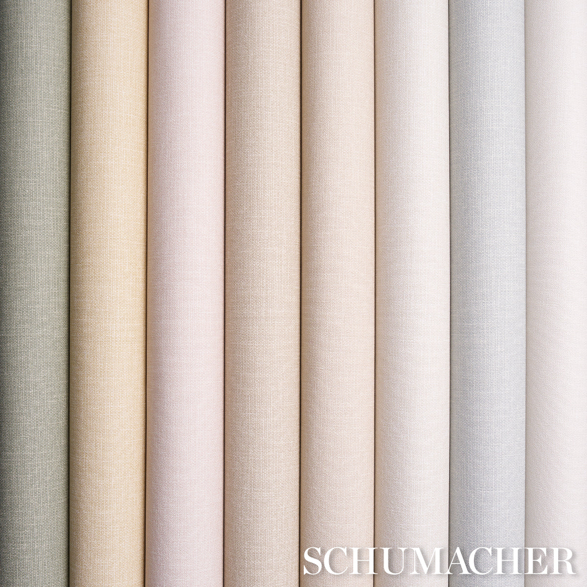 Purchase 5017287 | Linen Gesso Vinyl, Petal - Schumacher Wallpaper