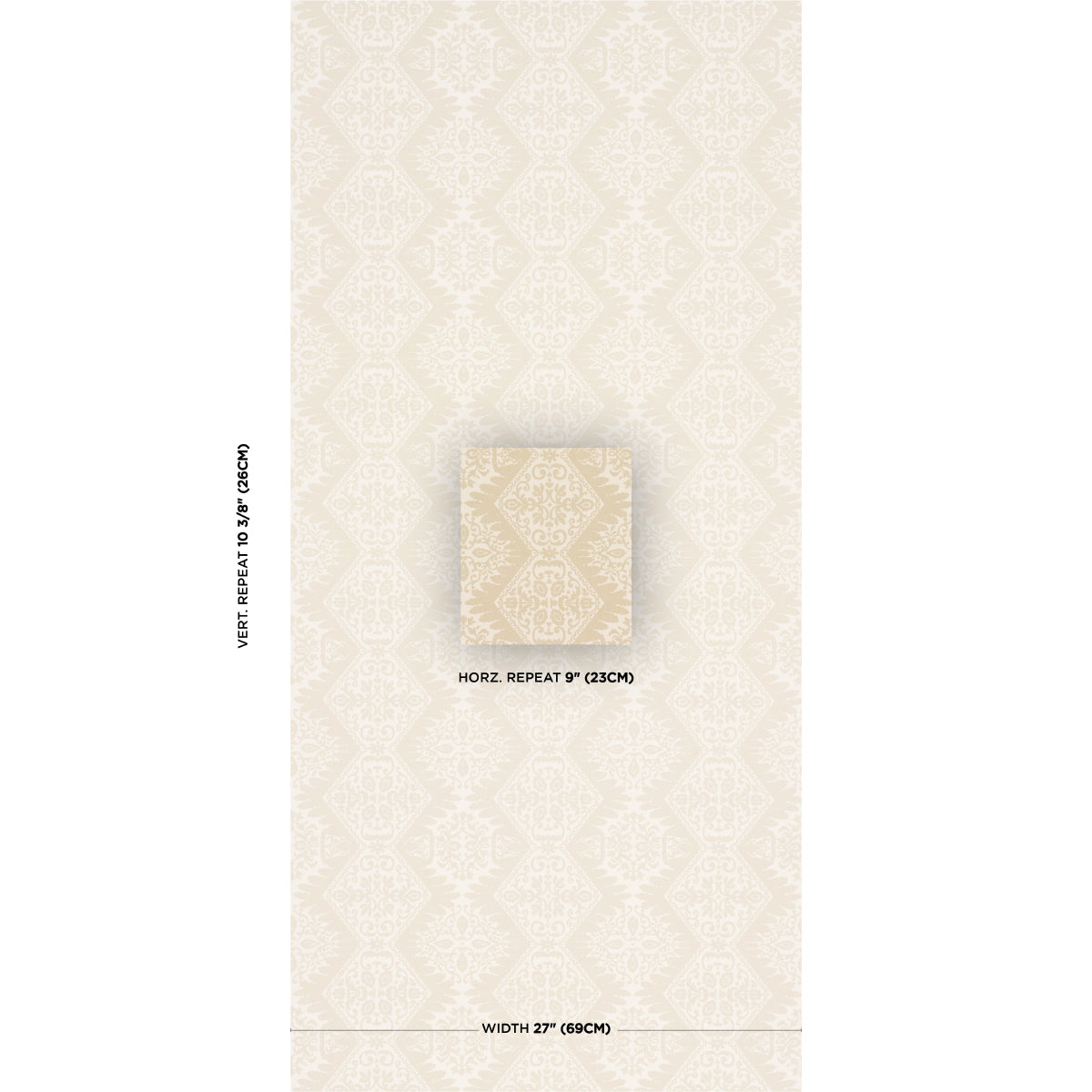 Purchase 5017311 | Berkeley, Wheat - Schumacher Wallpaper