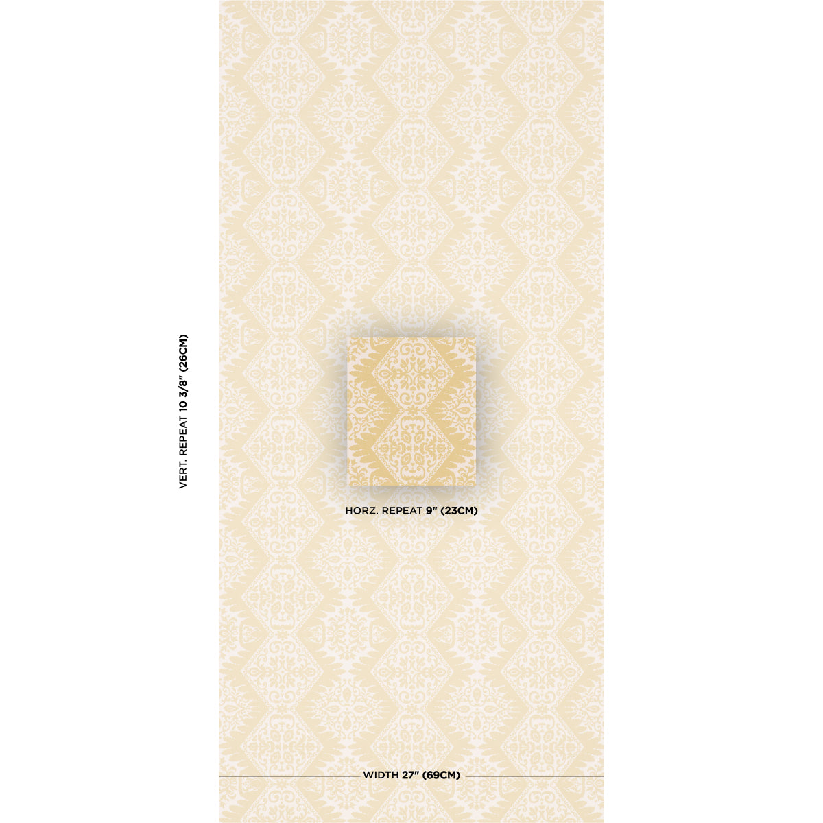 Purchase 5017312 | Berkeley, Straw - Schumacher Wallpaper
