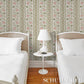 Purchase 5017330 | Parvati Floral Stripe, Petal - Schumacher Wallpaper