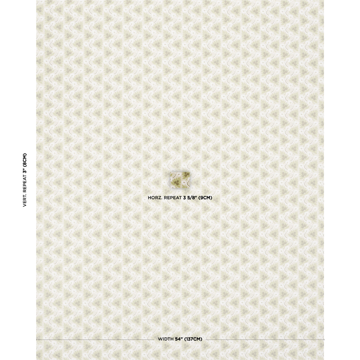 Purchase 5017341 | Custis Orchard, Leaf - Schumacher Wallpaper