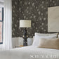 Purchase 5017360 | Before Midnight, Charcoal - Schumacher Wallpaper